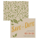 Weddingstar Vineyard Save The Date Card Saffron Yellow (Pack of 1) JM Weddings