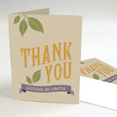 Weddingstar Vineyard Thank You Card Saffron Yellow (Pack of 1) JM Weddings
