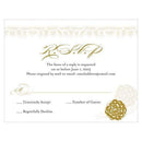 Weddingstar Vintage Lace RSVP Berry (Pack of 1) JM Weddings