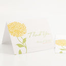 Zinnia Bloom Thank You Card Plum (Pack of 1)