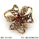 WEIMANJINGDIAN Brand Vintage Gold Color Plated Crystal Rhinestones Flower Antique Brooch Pins for Women in Assorted-5461-JadeMoghul Inc.