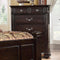 Well Designed Transitional Style Chest, Dark Walnut Brown-Cabinet & Storage Chests-Brown-Wood-JadeMoghul Inc.