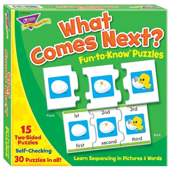 WHAT COMES NEXT SEQUENCING PUZ FUN-Learning Materials-JadeMoghul Inc.