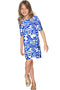 Whimsy Grace White & Blue Printed Party Shift Dress - Girls-Whimsy-18M/2-White/Blue-JadeMoghul Inc.