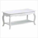 Entry Table Decor White Elegant Coffee Table