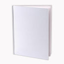 WHITE HARDCOVER BLANK BOOK-Supplies-JadeMoghul Inc.