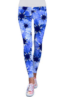 Wild Bloom Lucy Floral Print Performance Leggings - Women-Wild Bloom-XS-Blue-JadeMoghul Inc.