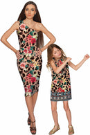 Wild & Free Adele Trendy Leopard Print Shift Dress - Girls-Wild & Free-18M/2-Beige/Brown-JadeMoghul Inc.