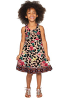 Wild & Free Sanibel Empire Waist Floral Mother and Daughter Dresses-Wild & Free-18M/2-Beige/Brown-JadeMoghul Inc.