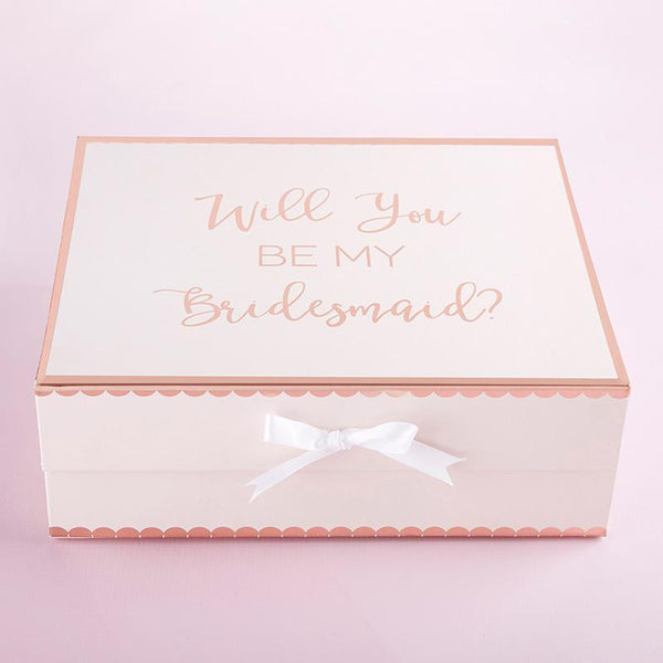 Will You Be My Bridesmaid Kit Gift Box (Pink)-Boy Wedding / Ring bearer-JadeMoghul Inc.