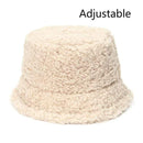 Winter Cow Leopard Print Faux Fur Plush Bucket Hats For Women Outdoor Warm Hat Soft Velvet Fisherman Cap Lady Fashion Panama AExp