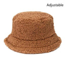 Winter Cow Leopard Print Faux Fur Plush Bucket Hats For Women Outdoor Warm Hat Soft Velvet Fisherman Cap Lady Fashion Panama AExp