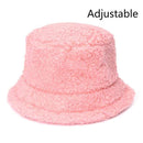 Winter Cow Leopard Print Faux Fur Plush Bucket Hats For Women Outdoor Warm Hat Soft Velvet Fisherman Cap Lady Fashion Panama JadeMoghul Inc.