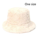 Winter Cow Leopard Print Faux Fur Plush Bucket Hats For Women Outdoor Warm Hat Soft Velvet Fisherman Cap Lady Fashion Panama JadeMoghul Inc.