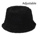 Winter Cow Leopard Print Faux Fur Plush Bucket Hats For Women Outdoor Warm Hat Soft Velvet Fisherman Cap Lady Fashion Panama JadeMoghul Inc.