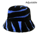 Winter Cow Leopard Print Faux Fur Plush Bucket Hats For Women Outdoor Warm Hat Soft Velvet Fisherman Cap Lady Fashion Panama JadeMoghul Inc.