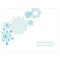 Winter Finery Note Card Berry (Pack of 1)-Table Planning Accessories-Aqua Blue-JadeMoghul Inc.