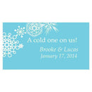 Winter Finery Small Ticket Berry (Pack of 120)-Reception Stationery-Aqua Blue-JadeMoghul Inc.