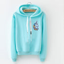 Winter Fleece Pullover Hoodie-cj38 unicorn-S-JadeMoghul Inc.