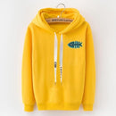 Winter Fleece Pullover Hoodie-cj42 fish-S-JadeMoghul Inc.