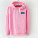 Winter Fleece Pullover Hoodie-cj51 fish-S-JadeMoghul Inc.