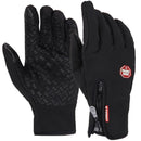 Winter Gloves / Mittens for iPhone/Pad / Full Finger Waterproof Windproof Winter Gloves-fangfeng black-M-JadeMoghul Inc.