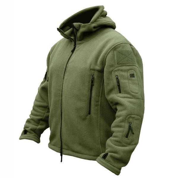 Winter Military Fleece Warm Tactical Jacket Men Thermal Breathable Hooded men Jacket Coat Outerwear Army-Black-S-JadeMoghul Inc.