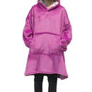 Winter Oversized Hoodies Women Fleece Warm TV Blanket with Sleeves Pocket Flannel Plush Thick Sherpa Giant Hoody Long Sweatshirt AExp