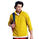 Winter Thermal Fleece Jacket-Men Yellow-S-JadeMoghul Inc.