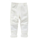 Winter Warm Baby Kid Girls Leggings Pants Basic Elastic Waist Thick Skinny Trousers X16-White-5-JadeMoghul Inc.