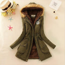 Winter Warm fur Lined Jacket-Army Green-XXL-JadeMoghul Inc.