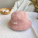 Winter Women Hats Teddy Velvet Warm Ear Protector Fisherman Hat Accessories Vintage Lamb Velvet Cap Lovely Plush Bucket Hat AExp