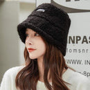 Winter Women Hats Teddy Velvet Warm Ear Protector Fisherman Hat Accessories Vintage Lamb Velvet Cap Lovely Plush Bucket Hat AExp