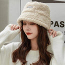 Winter Women Hats Teddy Velvet Warm Ear Protector Fisherman Hat Accessories Vintage Lamb Velvet Cap Lovely Plush Bucket Hat JadeMoghul Inc.