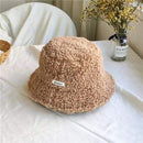 Winter Women Hats Teddy Velvet Warm Ear Protector Fisherman Hat Accessories Vintage Lamb Velvet Cap Lovely Plush Bucket Hat JadeMoghul Inc.
