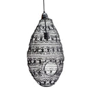 Wire Weave Pendant Light In Iron, Black-Lighting Fixtures-Black-Iron-JadeMoghul Inc.