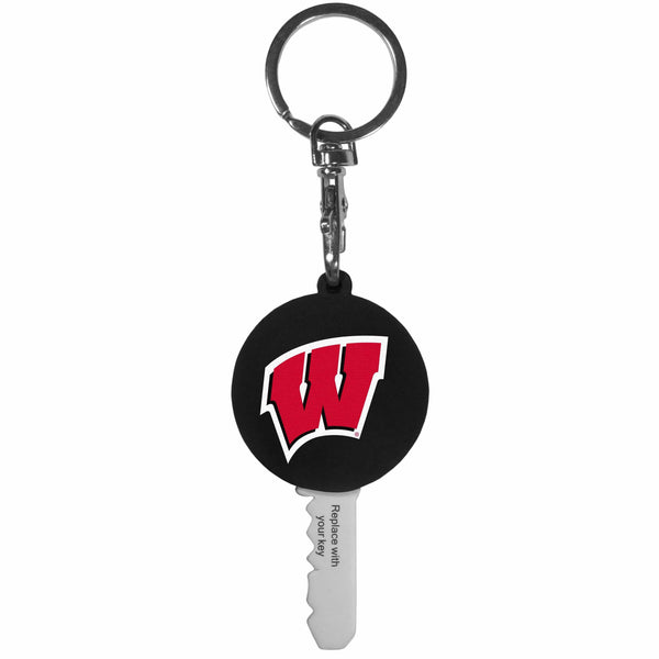 Wisconsin Badgers Mini Light Key Topper-Sports Key Chain-JadeMoghul Inc.