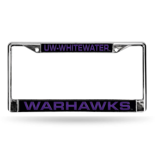 NCAA Wisconsin Whitewater Laser Chrome Frame