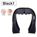 (with Gift Box) JinKaiRui U Shape Electrical Shiatsu Back Neck Shoulder Body Massager Infrared Heated Kneading Car/Home Massager AExp