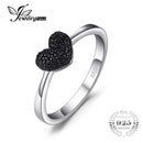 Women 100% 925 Sterling Silver Heart Ring-5-JadeMoghul Inc.