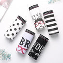 Women 5Pcs Comfortable Cotton Printed Panties-20732 5A-L-JadeMoghul Inc.