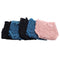 Women 5pcs Full Floral Sheer Lace Panties-2Black 2Green 1Skin-L-JadeMoghul Inc.