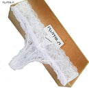 Women all Lace Comfortable Thong Panties In Extended Sizes-ah11 random style-XL-JadeMoghul Inc.