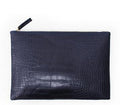 Women Alligator Embossed Design Envelope Clutch Bag-blue clutch-China-30cm-JadeMoghul Inc.