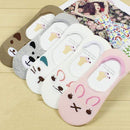 Women Animal Print Ankle Length Boat Socks