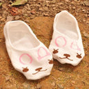 Women Animal Print Ankle Length Boat Socks-ws71-One Size-JadeMoghul Inc.