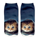Women Ankle Length 3D Animal Print Socks