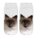 Women Ankle Length 3D Animal Print Socks