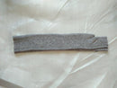 Women Arm Length Cashmere Blend Finger Less Gloves-light gray-One Size-JadeMoghul Inc.