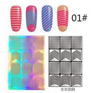 Women Assorted Designs Nail Art Vinyl Stencils And Template Sheet-1-JadeMoghul Inc.